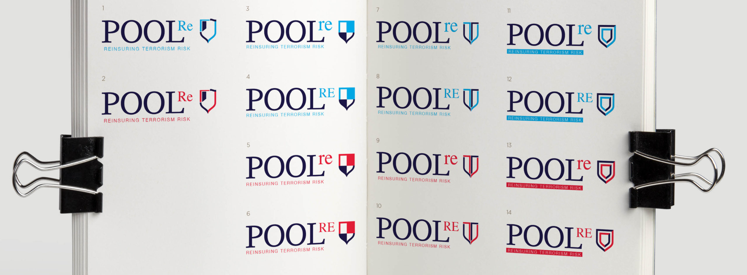 Pool Re branding, logo design, new logo, insurance branding and design