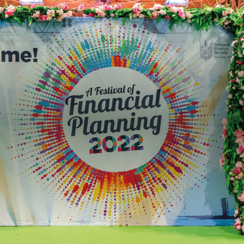 Branded signs for the Festival of Financial Planning 2022
